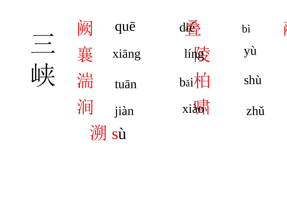 八上语文三峡课件_第2页