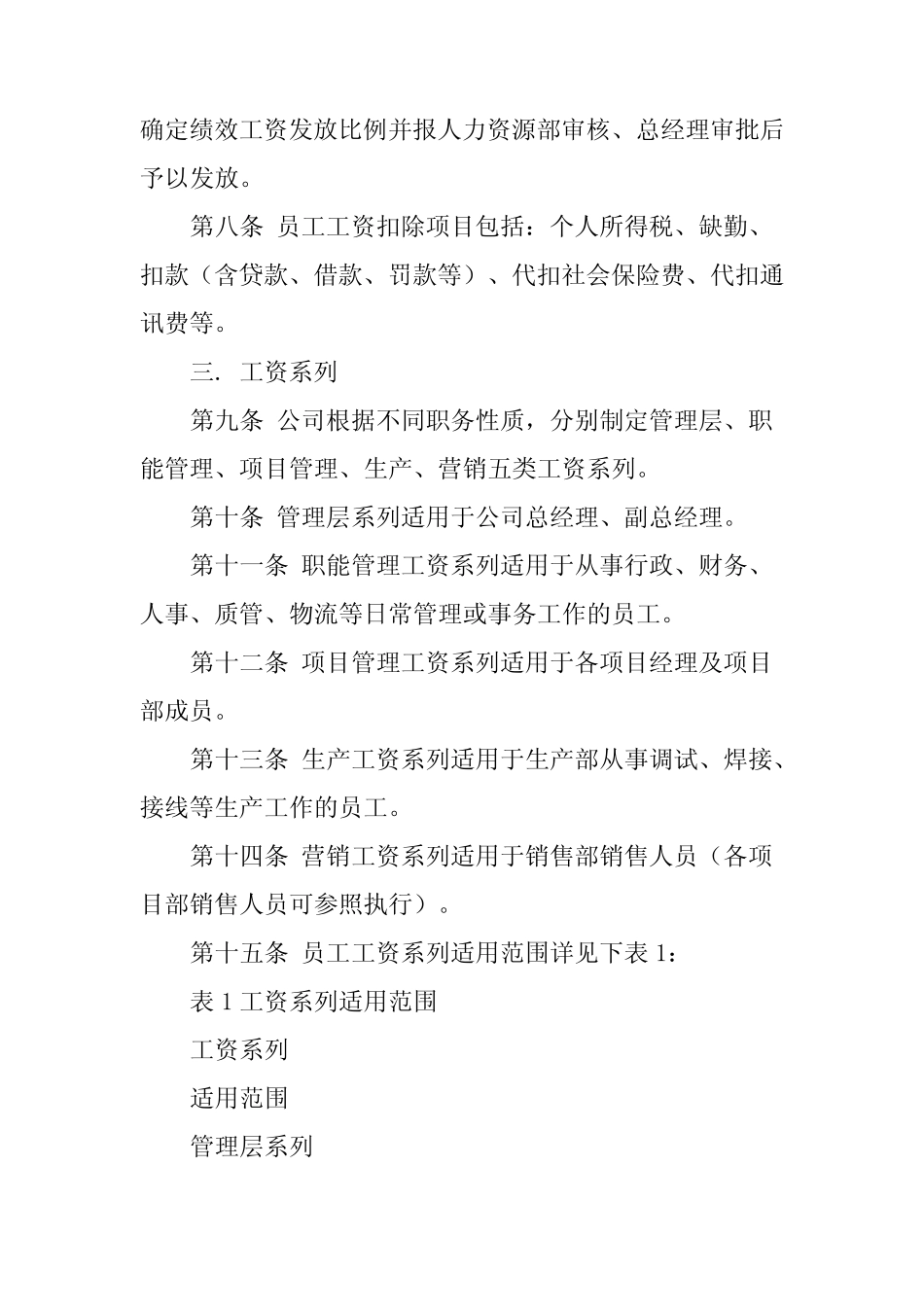 建筑公司员工薪酬管理制度(精选8篇) _第2页
