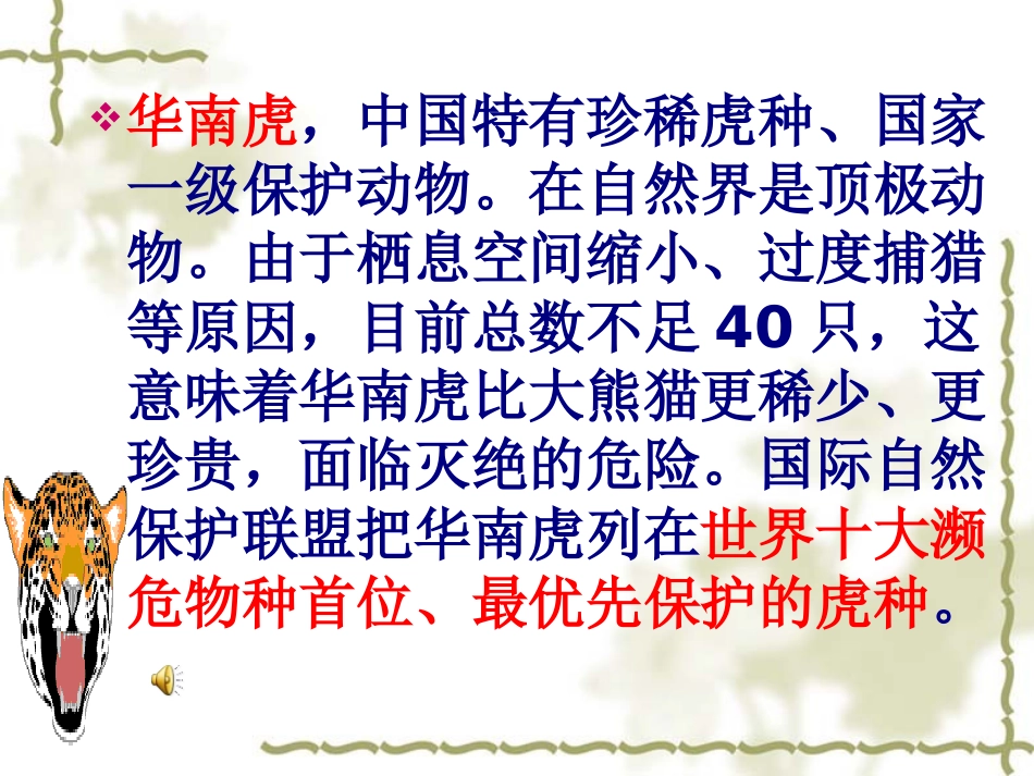 华南虎(上课用)_第2页