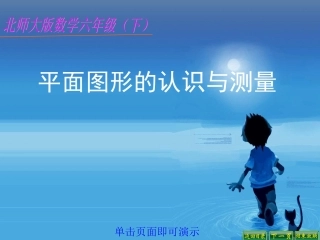 平面图形的认识与测量