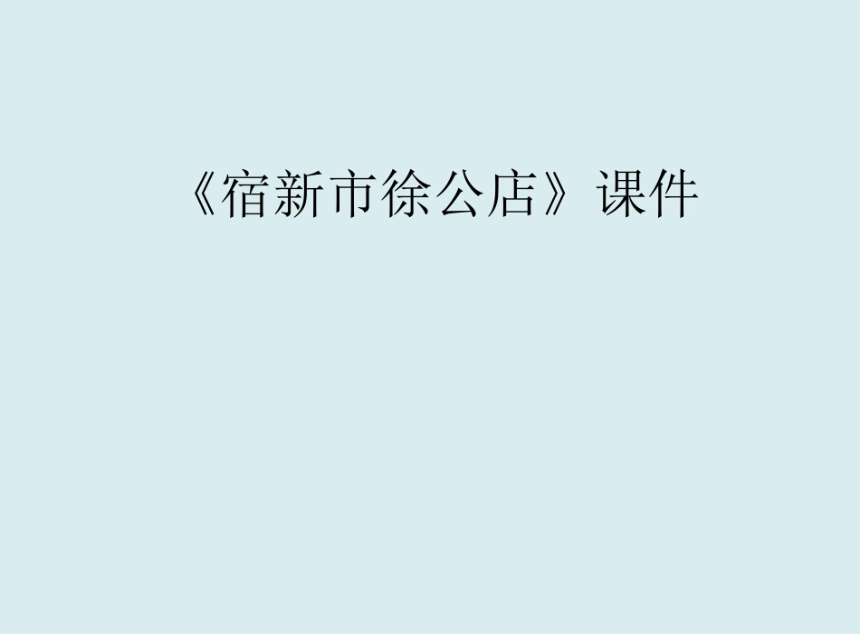 宿新市徐公店_第1页