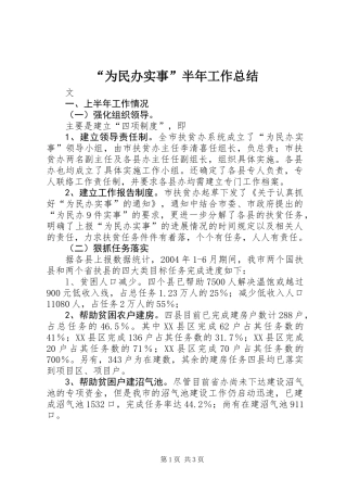 “为民办实事”半年工作总结 (2)