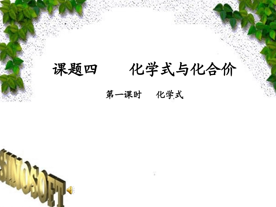 化学式课件----_第1页
