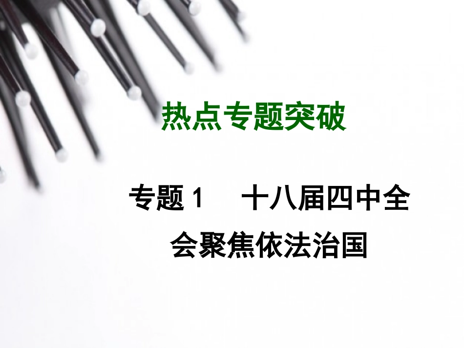 十八届四中全会聚焦依法治国_第1页