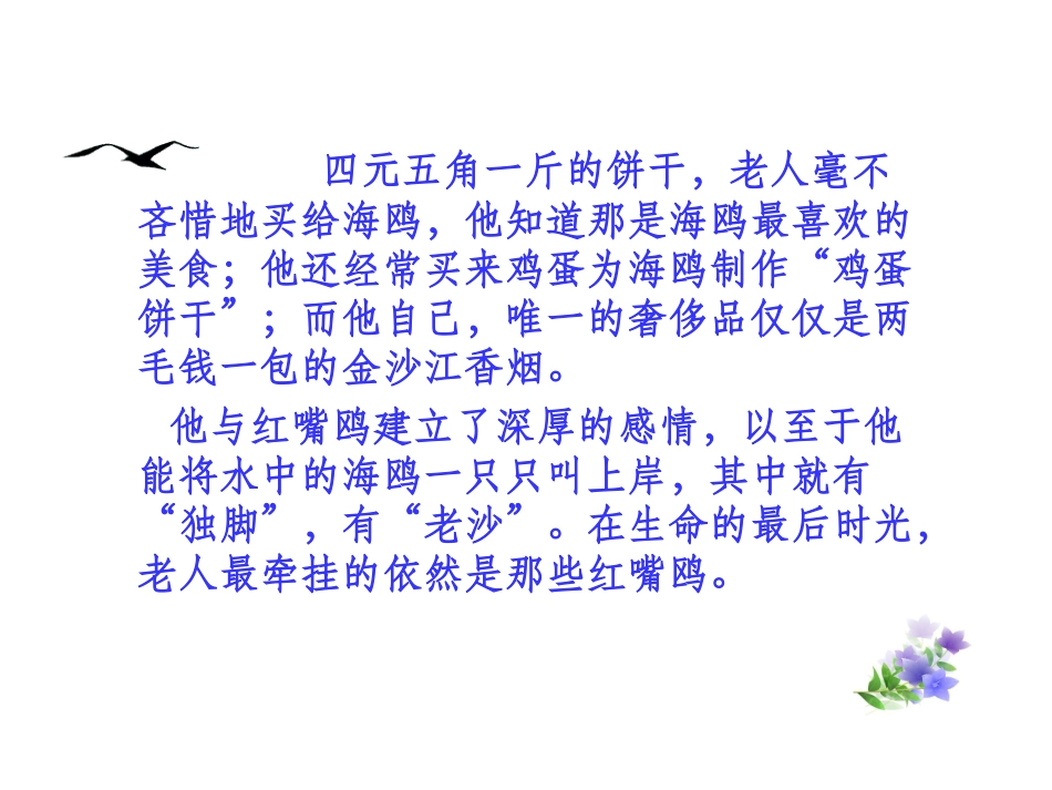 老人与海鸥李娟_第3页