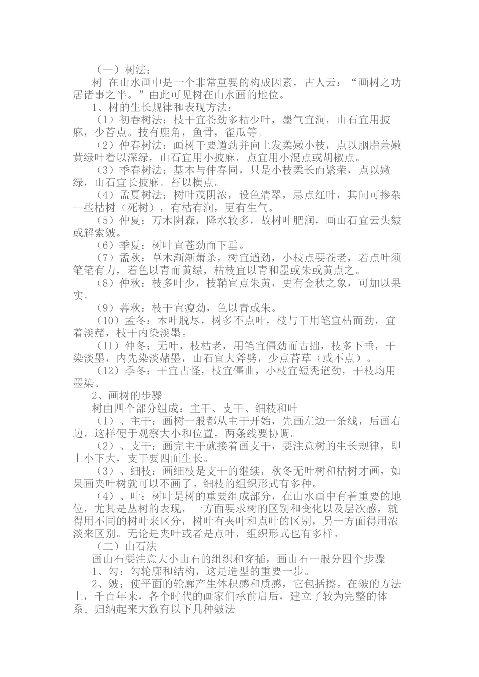 山水画的基本技法和步骤_第2页