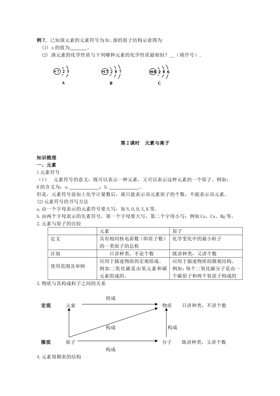 物质构成复习_第3页