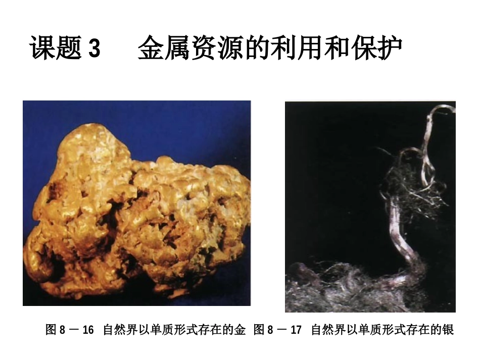 课题3_金属资源的利用和保护Y_第1页