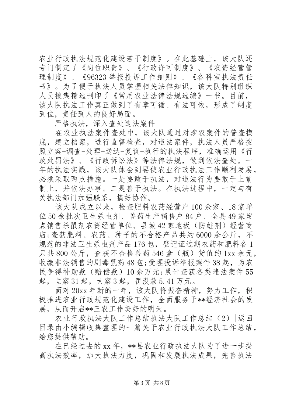 执法大队工作总结3篇_第3页