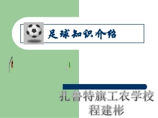 足球知识介绍