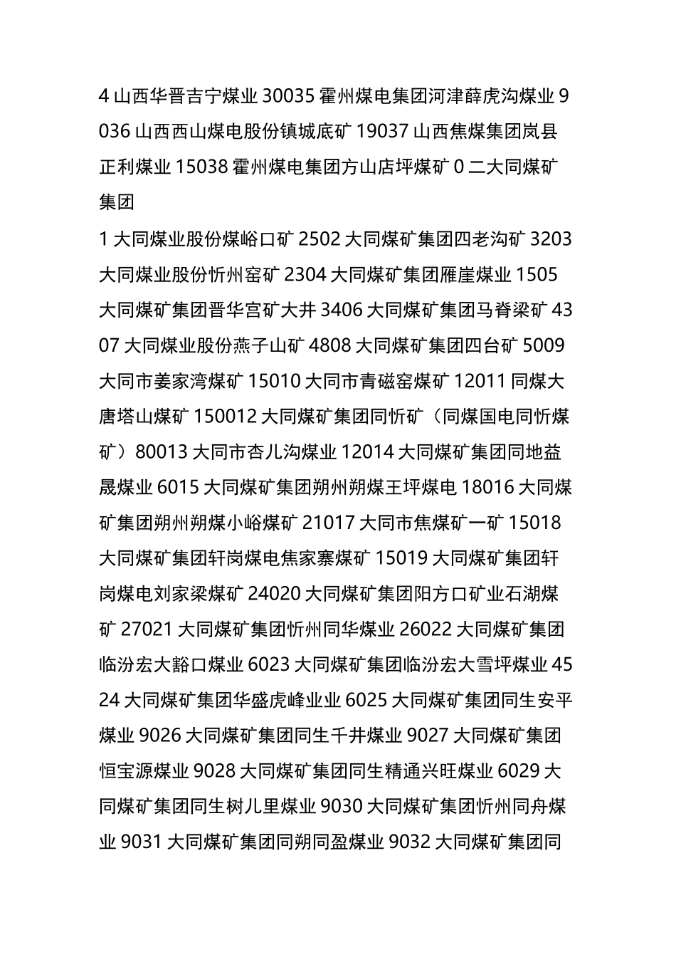 (完整版)山西全省生产煤矿产能“全景图”排名_第3页