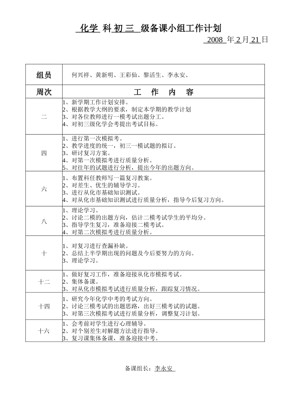 化学备课组工作计划_第1页