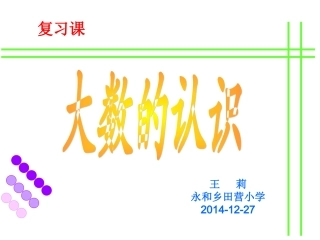 《大数的认识复习》PPT课件
