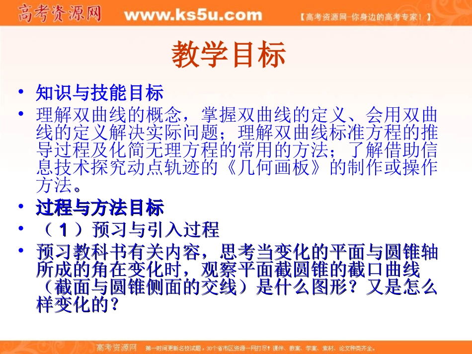 【数学】221《双曲线及其标准方程》课件（新人教A版选修1-1）_第2页