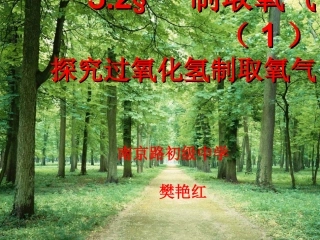 《探究过氧化氢制取氧气》课件