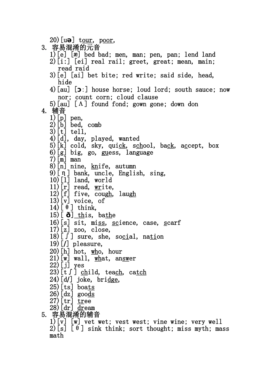 英语语音基础知识_第2页