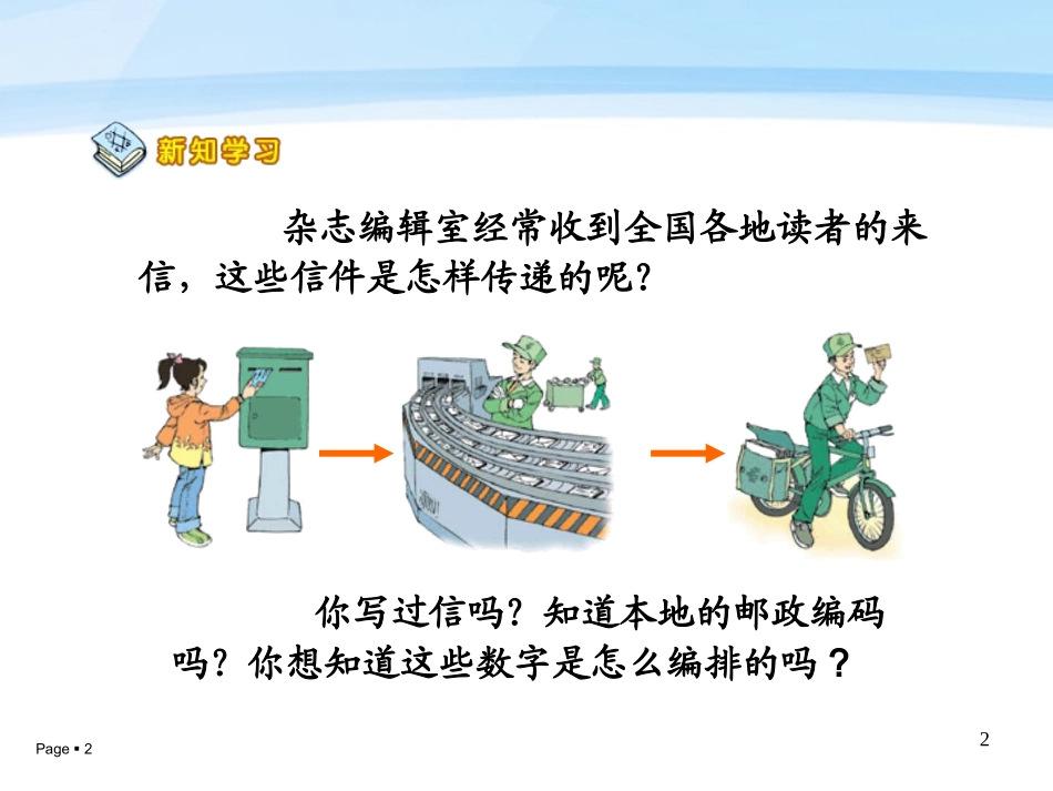 五年级上册数学广角邮政编排教学课件_第2页