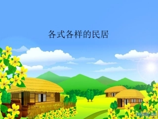 各式各样的民居
