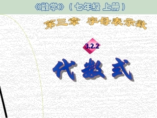 代数式的求值