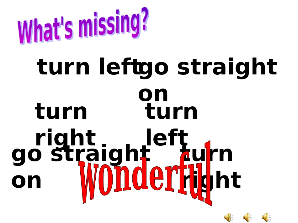 六年级上module10-Unit_2_Go_straight_on_课件_第3页