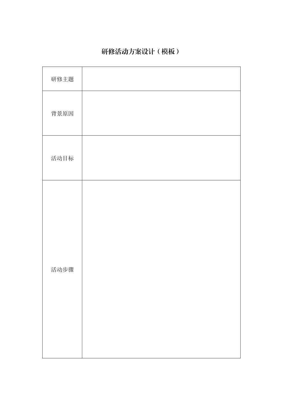 鐮斾慨娲诲姩璁捐鏂规(妯℃澘)_第1页