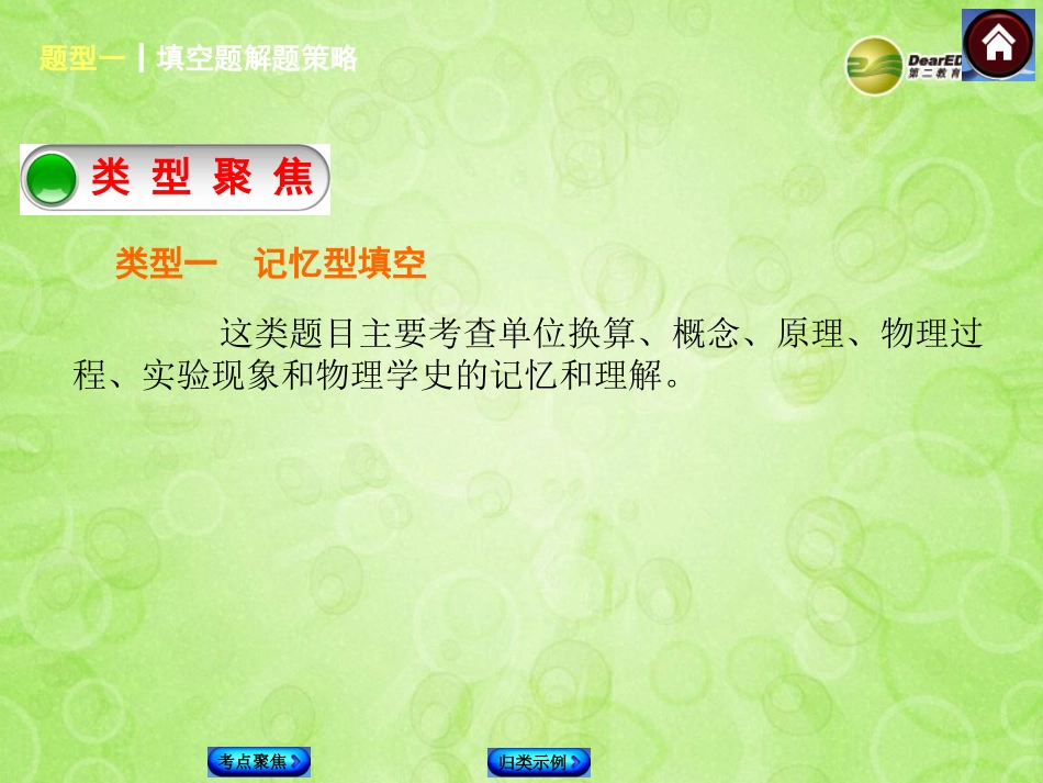 题型一填空题解题策略（考点聚焦+归类示例）课件_第3页