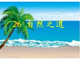 《自然之道》课件（余春燕）