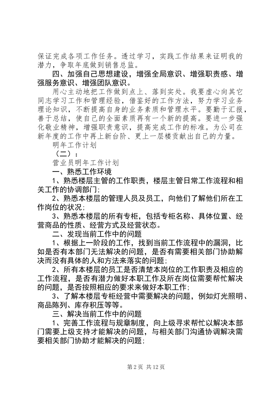 20XX年最新新年工作计划精选6篇_第2页