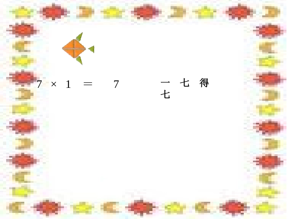 七的乘法口诀PPT课件_第3页