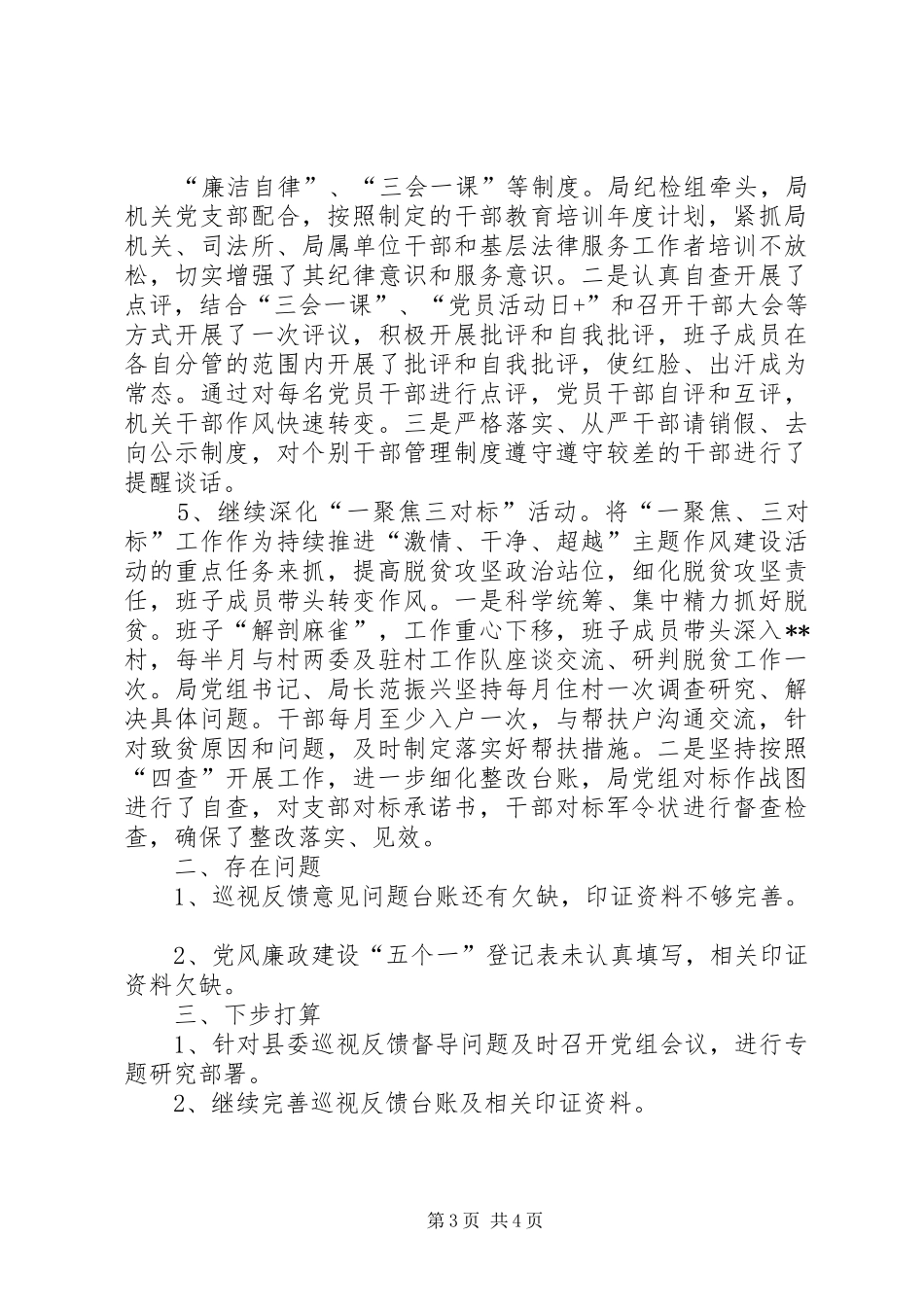 巡视组对县巡视工作反馈意见整改工作的总结汇报_第3页