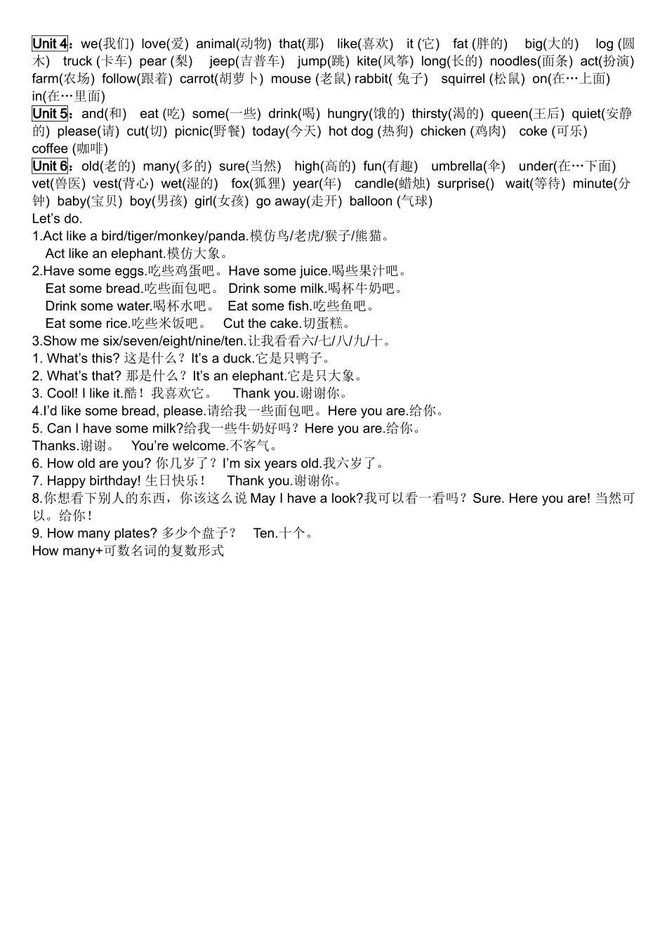 三年级英语上册知识点归纳2_第1页
