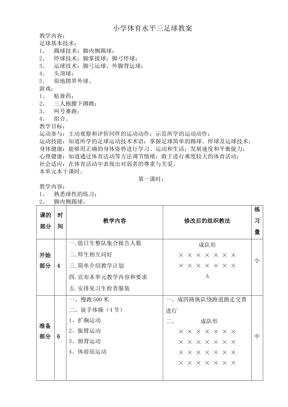 小学足球课教案_第1页