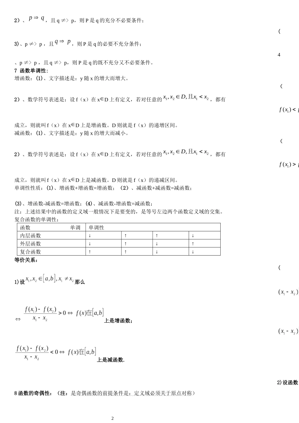 2015高考数学必备复习资料高三必看打印版_第2页