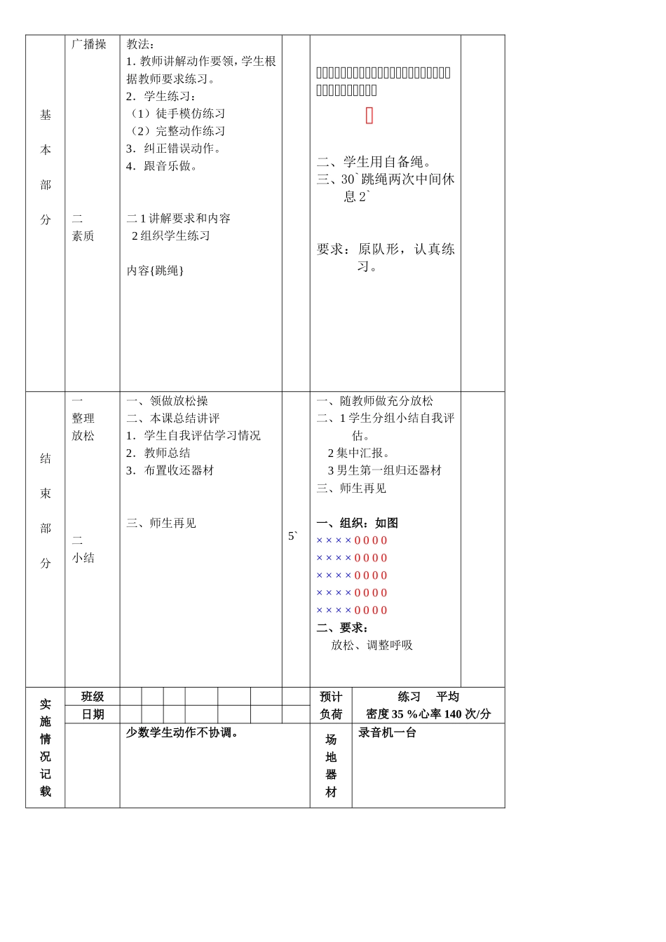 中学生广播操[复习]与素质练习_第2页