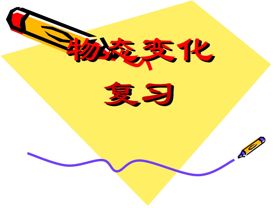 初二物理复习《物态变化》PPT课件_第1页