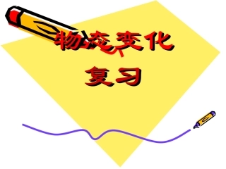 初二物理复习《物态变化》PPT课件