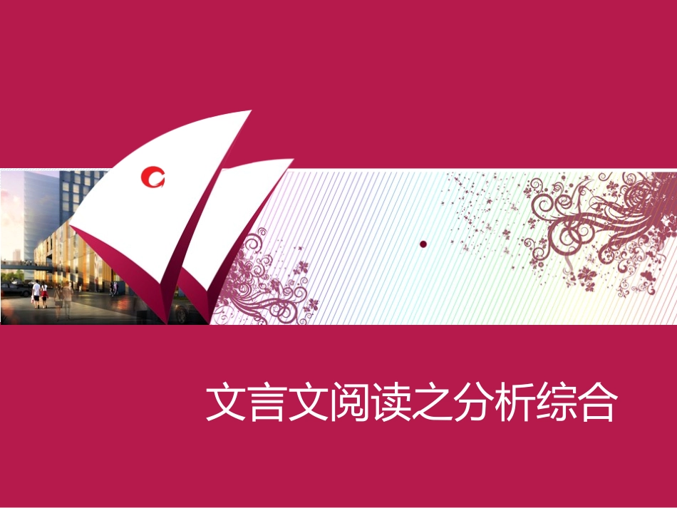 文言文阅读之分析综合_第1页