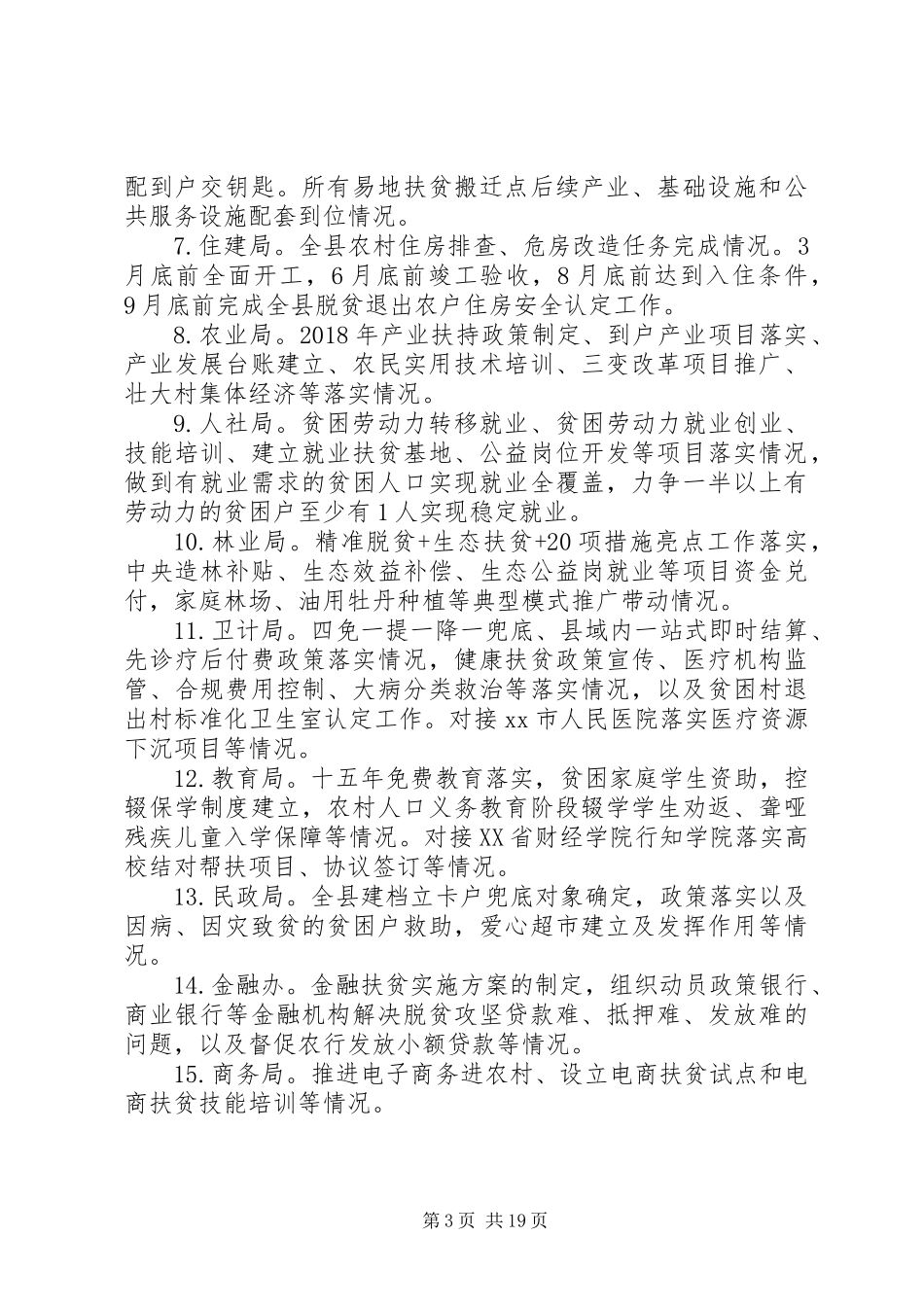 20XX年全县脱贫攻坚督查工作实施方案_第3页