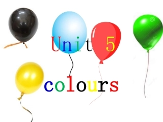 一年级colours