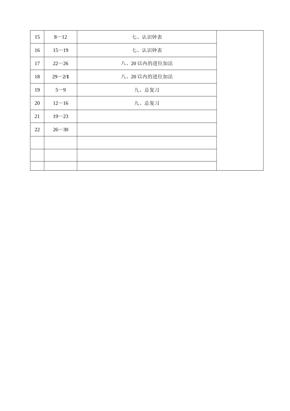 2014-2015个人工作计划一数_第3页