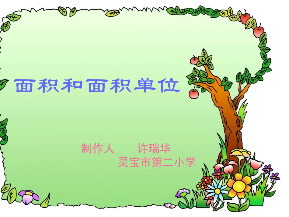 面积和面积单位1 (2)_第2页