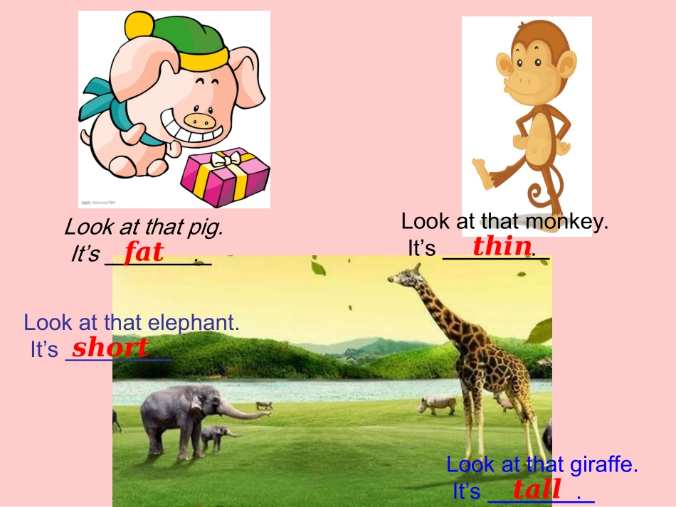 新版三年级英语unit3_At_the_zoo第四课时课件Part_B_Let's_learn_第3页