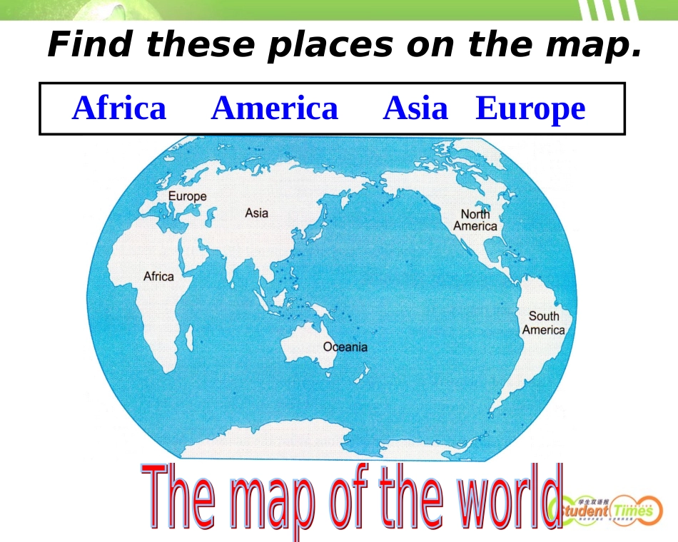 外研版七上Module_6_A_trip_to_the_zoo__Unit_2_The_tiger_lives_in_Asia_第2页