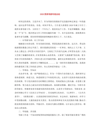 2024资深导游年底总结 