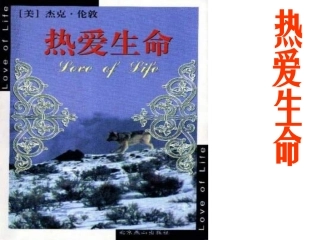 九年级《热爱生命》讲课用