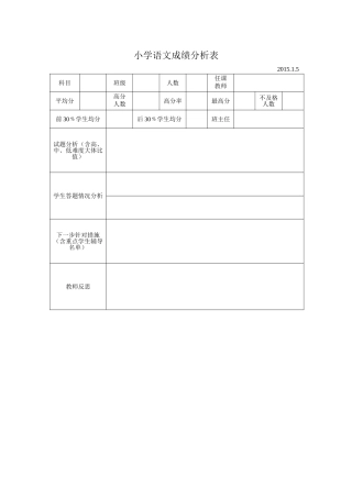 成绩分析表 (7)