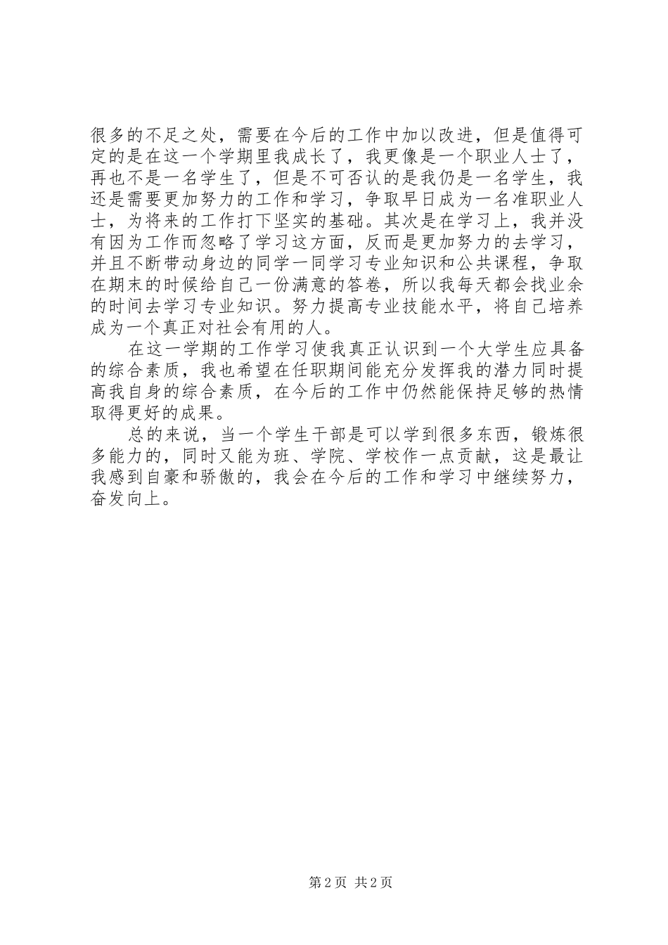 学校团支书年度总结_第2页