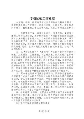 学校团委工作总结 (32)