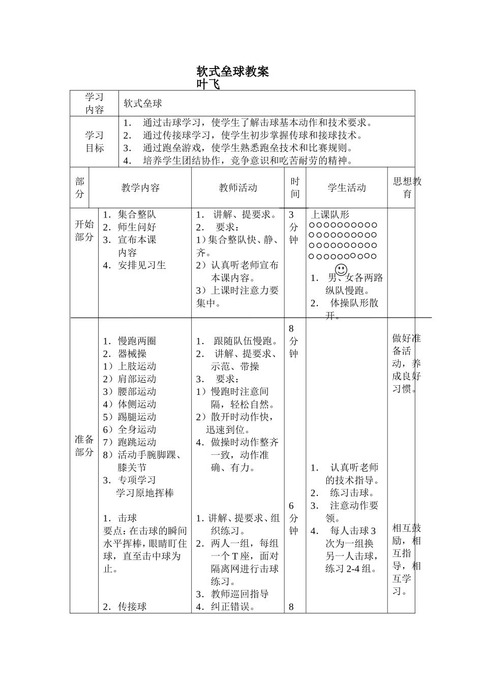 软式垒球教案_第1页