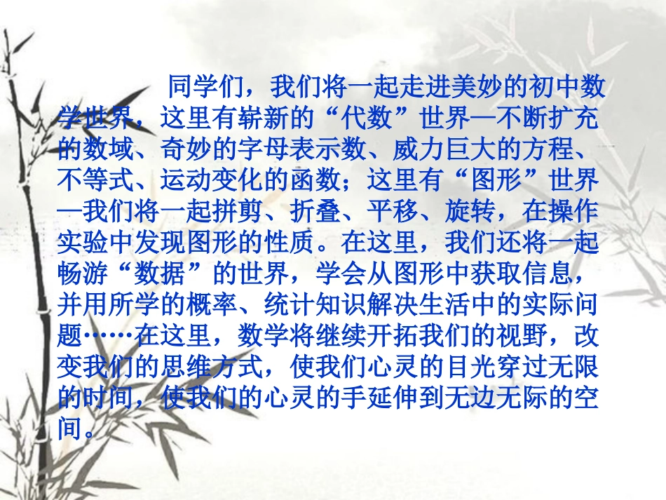 初中数学开学第一课_第2页